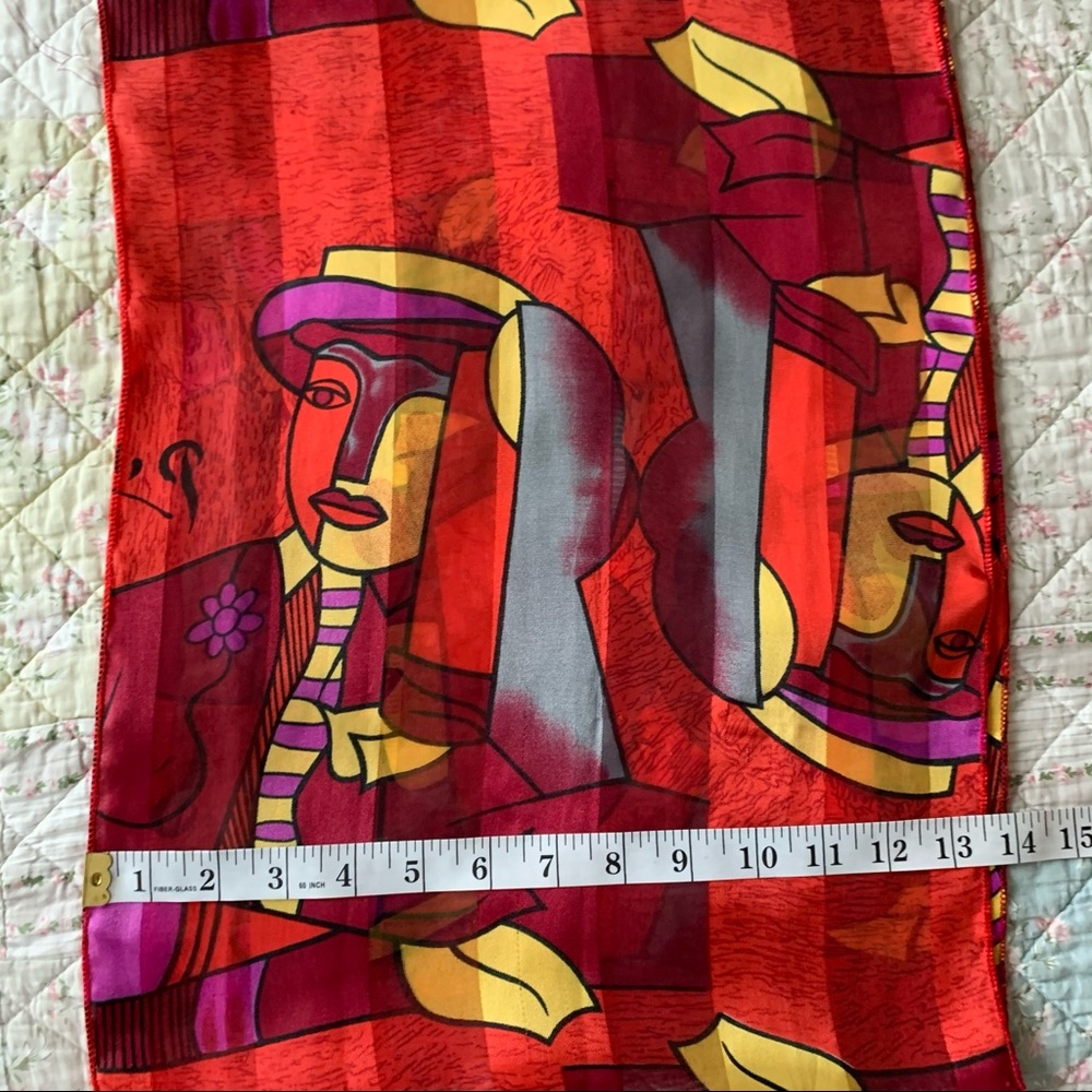 Vintage Scarf Bundle Retro Italian Riviera Prints Colorful 70s Collection - Picture 15 of 16